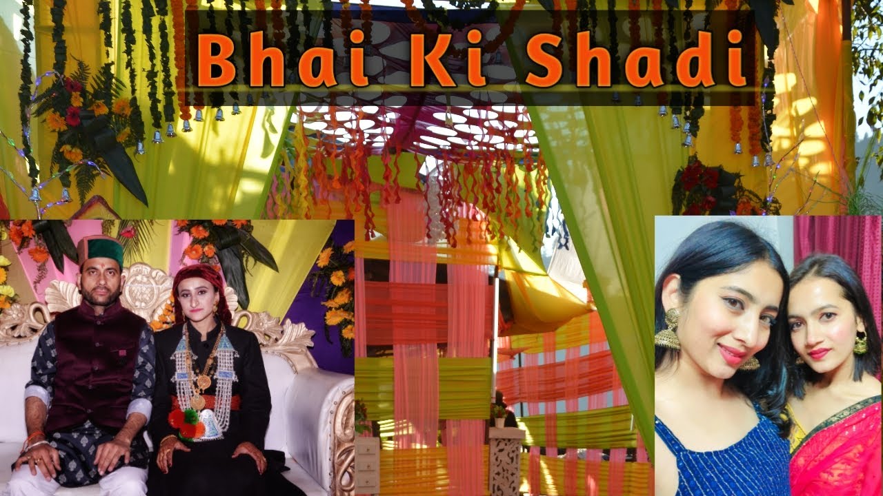 Bhai ki shaadi🎉|| kabse tha intezaar|| पहाड़ी Girl's|| Simran & Sakshi|| #29vlog