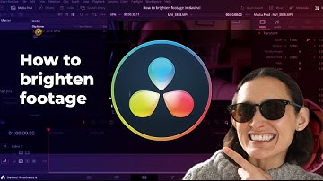 How to brighten your footage in DaVinci Resolve #shorts