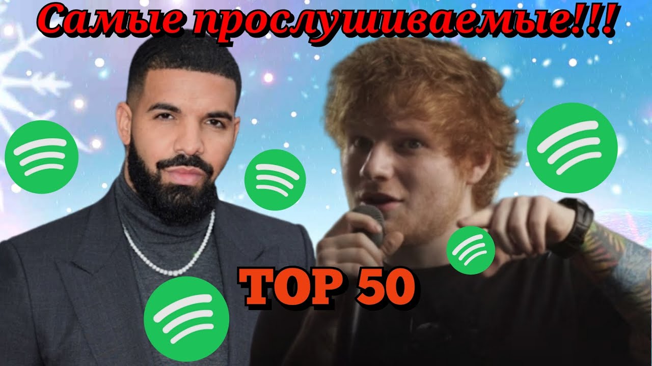 Самые популярные песни в Spotify | Топ 50 самых прослушиваемых треков в ...
