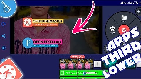 How to make apps third lower in kinemaster | Lower third tutorial in Android |
