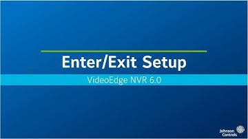 Enter / Exit Setup
