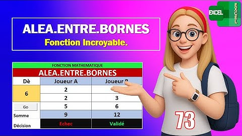 Découvrez la Fonction ALEA.ENTRE.BORNES sur Excel!