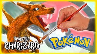 I made Realistic Pokemon - Charizard | Polymer Clay