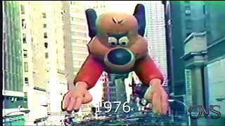 Almost every appearance of Underdog in the Macy's Thanksgiving Day Parade (With Watermark)