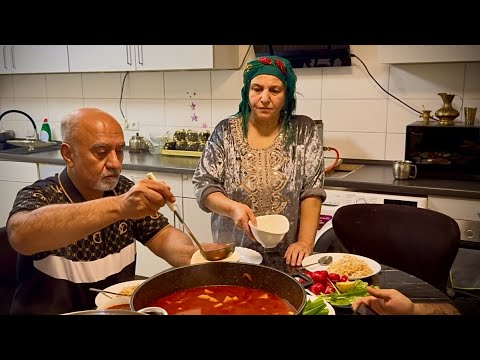 الطبخه الشهيره في جبل قنديل