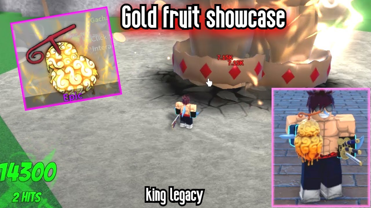 King's Legacy new fruit: Gold Fruit Showcase #kinglegacy