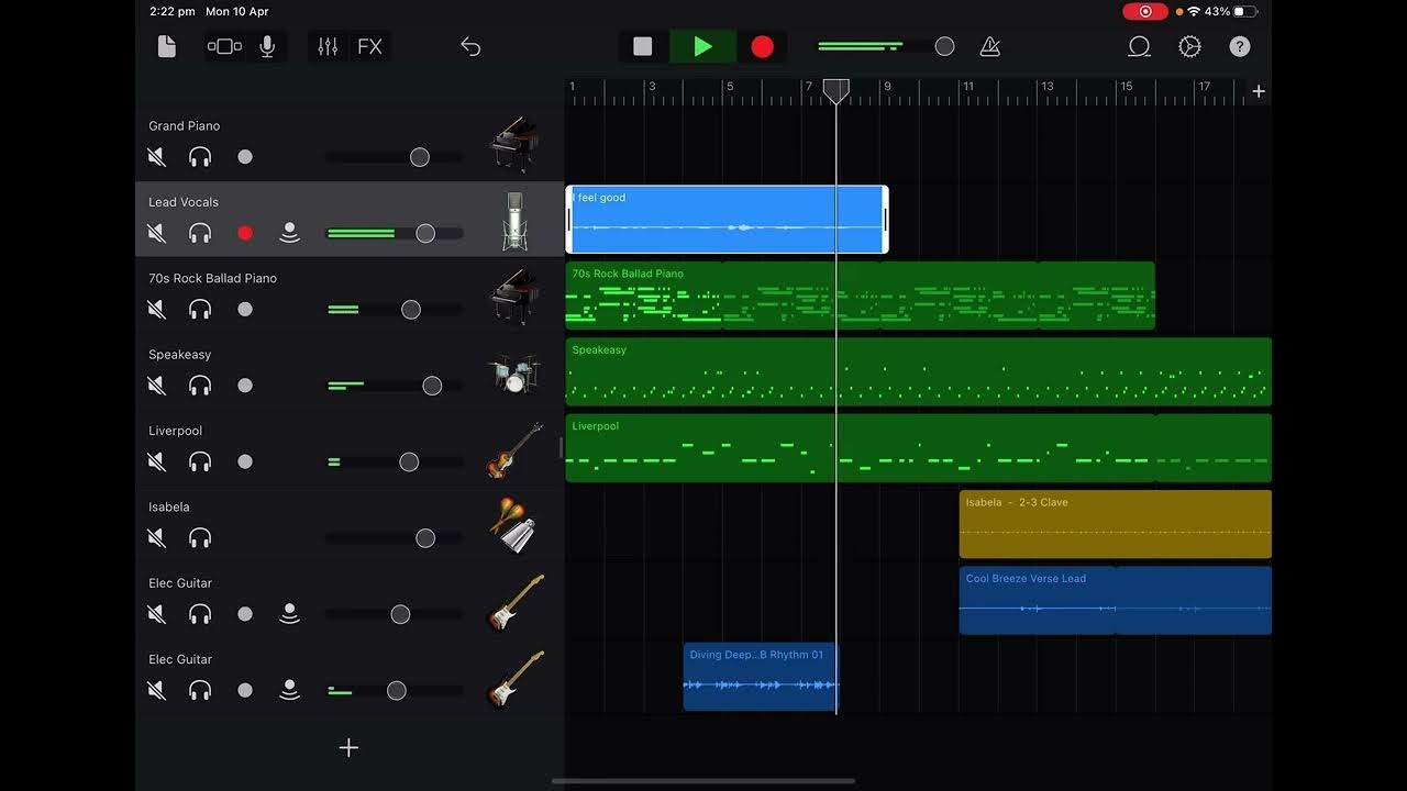 GarageBand with A.I. voice Synthesizer YouTube