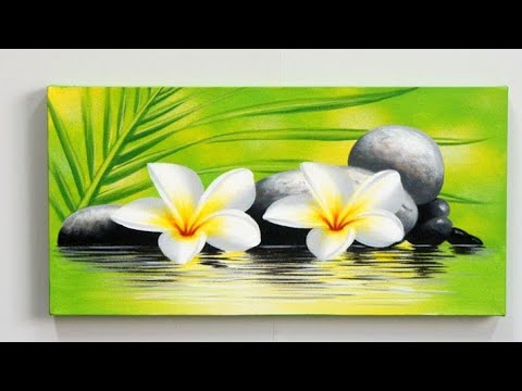 step by step acrylic painting for beginners || Nature painting || easy panting - YouTube