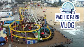 Riding the Famous West Coaster at the Santa Monica Pier! Pacific Park Vlog October 2022