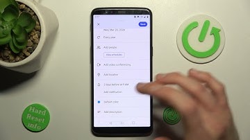 How To Add Events To Calendar In OnePlus One+ 5T
