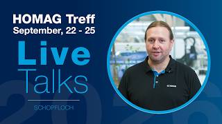Live Talk “Perfect Edge' at September 22, 2026 - Save the Date now | #homag