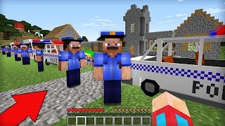 ПОЛИЦИЯ ОКРУЖИЛА ВСЮ ДЕРЕВНЮ ЖИТЕЛЕЙ В МАЙНКРАФТ 100% ТРОЛЛИНГ ЛОВУШКА MINECRAFT КОПЫ ПРОТИВ ЖИТЕЛЕЙ