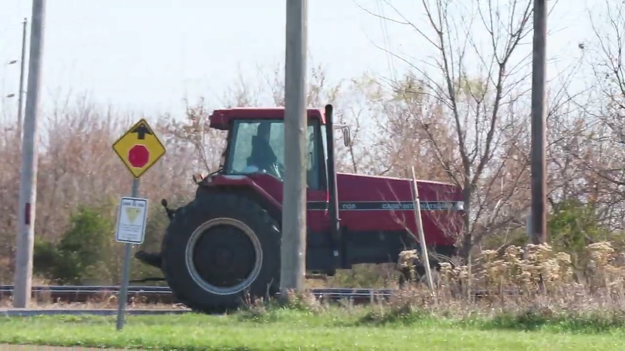Tractor watching in Sterling, Ohio