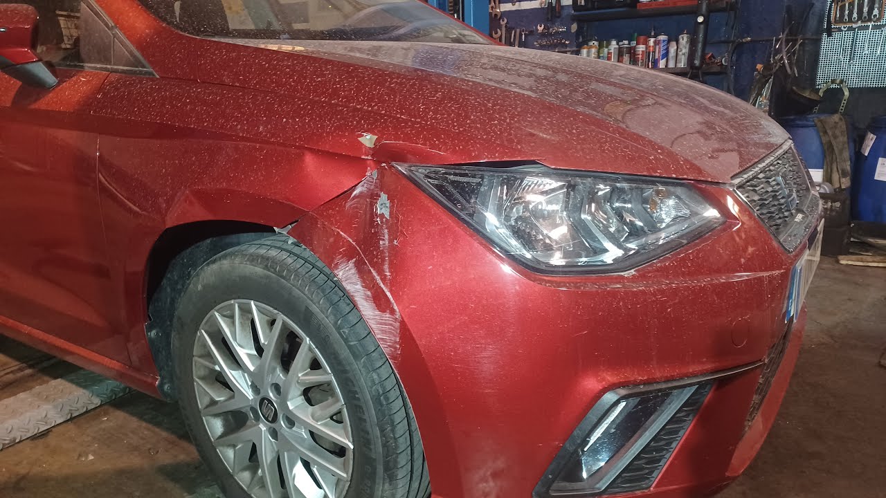 Seat Ibiza 2019 Ремонт пластика Передний правый удар