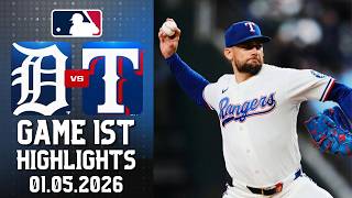 Detroit Tigers Vs Texas Rangers Game 1st Highlights May 1,2026 MLB Season 2026