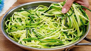 These zucchini are tastier than meat! Simple and delicious zucchini recipes!