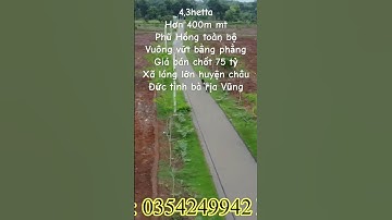 Bán 4,3 hetta xã láng lớn huyện châu Đức tỉnh bà rịa Vũng tàu mặt tiền nhiều quá