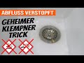 Hausmittel verstopfter Abfluss / Umweltfreundlicher Klempner Trick der funktioniert / Das ORIGINAL!