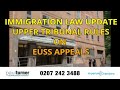 IMMIGRATION LAW UPDATE: UPPER TRIBUNAL RULES ON EUSS CASES