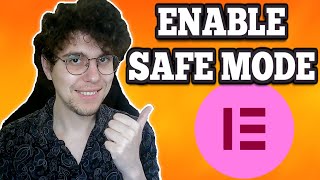 How To Fix Elementor Enable Safe Mode Error (Can't Edit)