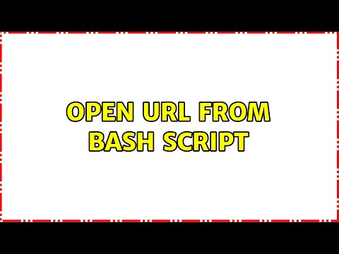 Ubuntu: Open URL from Bash script (2 Solutions!!)
