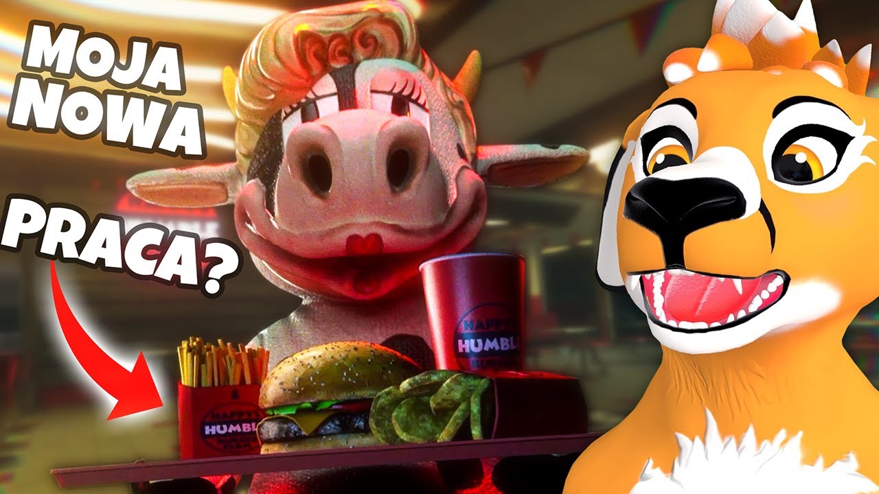 Moja NOWA PRACA w "SZCZĘŚLIWEJ KRÓWCE"! | Happy's Humble Burger Farm