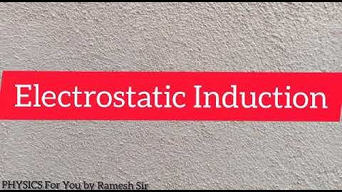 Electrostatic induction - Explanation with Animation