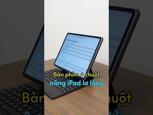 Bàn phím nâng iPad lơ lửng mà rẻ hơn Apple: bàn phím GOOJODOQ #shorts