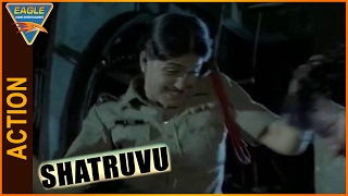Shatruvu Hindi Dubbed Movie Vijayashanti Amazing Action Scene Eagle Hindi Movies