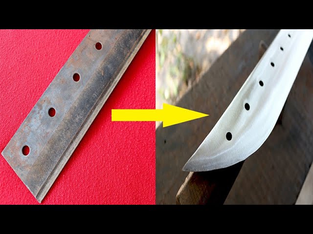 Knife Making - Shank (Shiv) From Scrap Metal 