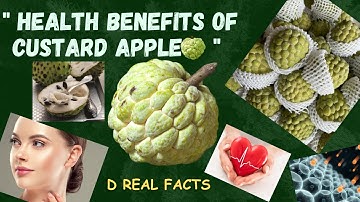 "Unlocking the Health Benefits of Custard Apple 🍈" #drealfacts