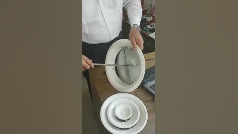 Balancing of Circular Diffuser with inbuilt damper