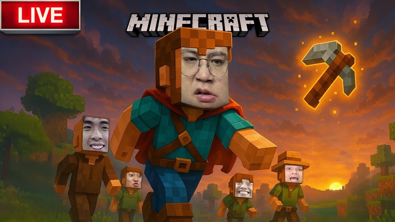 (LIVE) ล้ม 100 ครั้ง ก็ต้องลุกขึ้นมา 100 ครั้ง! | Minecraft