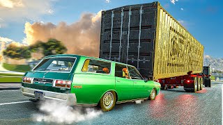 Highway and Roads Car Crashes #12 | BeamNG.drive