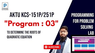Celebrity Programming for Problem Solving Lab 03 Profile
