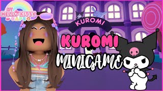 ꒰🍰꒱ playing KUROMI CAFE MINIGAME! | My Hello Kitty cafe || HelloAyla ♡