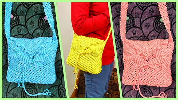 How to make Macrame Purse | DIY purse | मेक्रम पर्स  |  Macramé Tutorial | How to | Home made