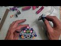 Making a polymer clay kaleidoscope cane out of old canes
