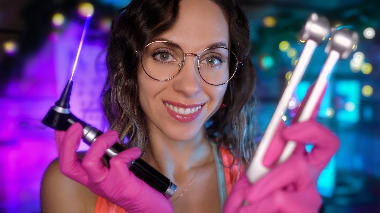 ASMR Unclogging Your Ears (Deep Ear Cleaning) Otoscope Exam - Personal Attention roleplay