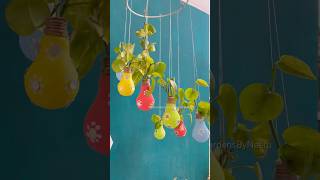 Diy Bulb Chandelier  shorts diyideas indianhomedecor walldecor chandelierdesign diycrafts