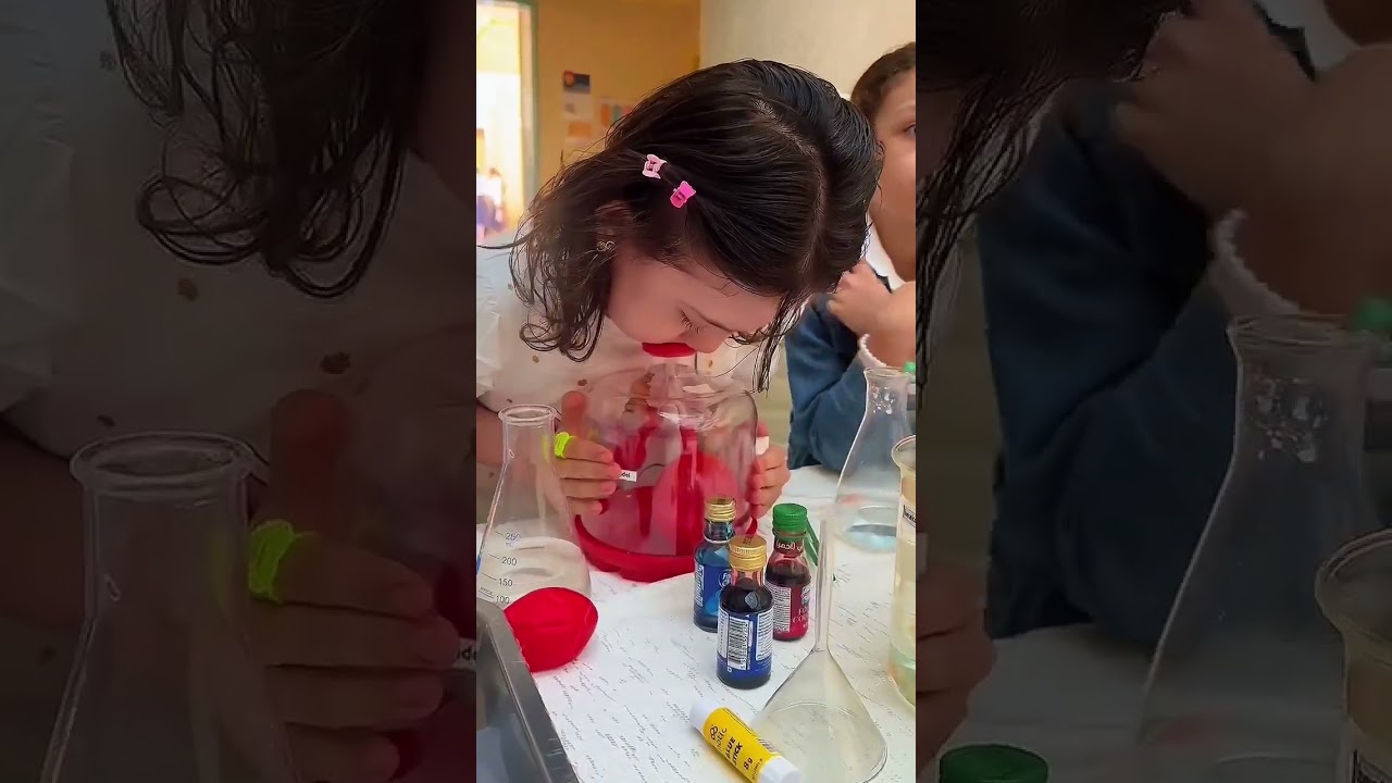 Science show by me for grade 1 , at ( Delta schools - Almurooj district, Riyadh🤩 #scienceforkids