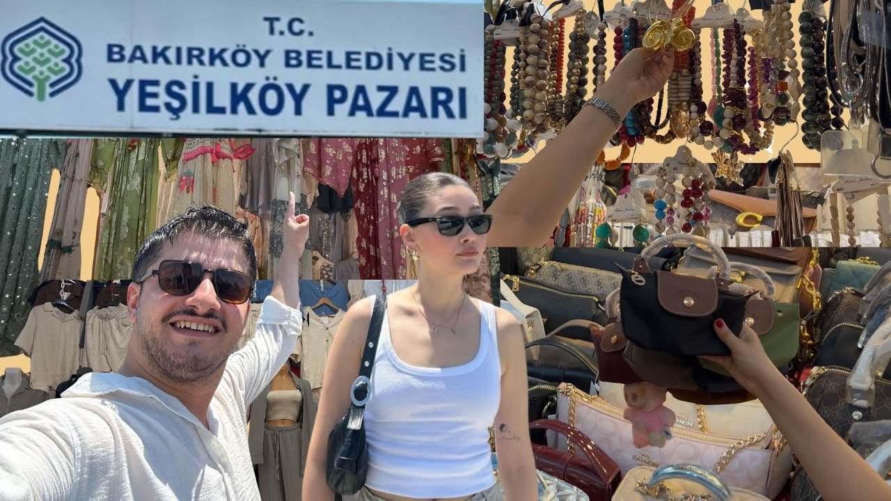 YEŞİLKÖY PAZARI VLOG | SOSYETE PAZARINDA NELER BULDUK?
