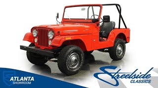 1973 Jeep CJ5 | Classic Cars for Sale - Streetside Classics