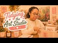Daily Art Studio Vlog | Tidying the Art Video #006