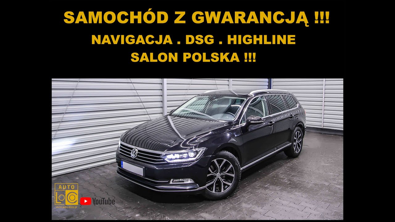 auto-leszno.otomoto.pl - Prezentacja VOLKSWAGEN PASSAT HIGHLINE DSG  AUTOTEST LESZNO