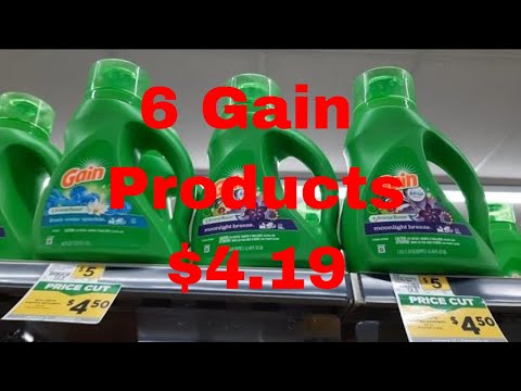 How to save money on Gain Laundry Products at Dollar General
