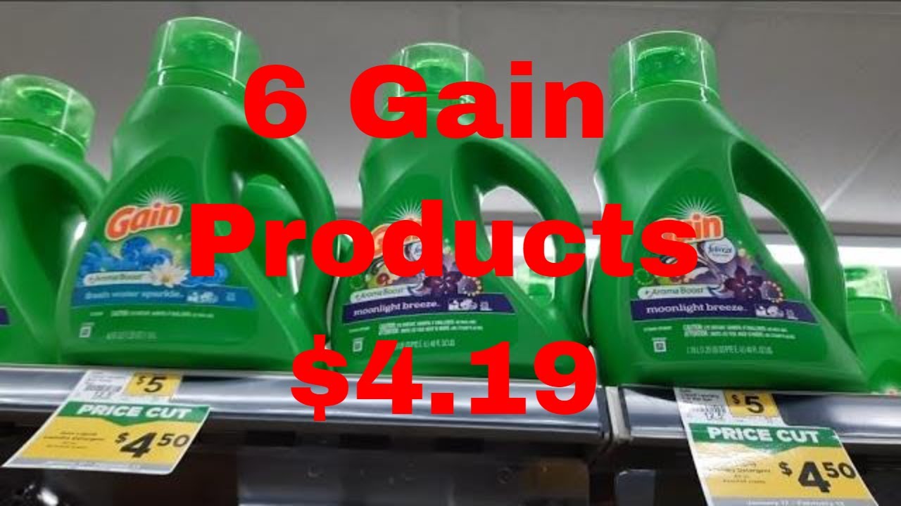 How to save money on Gain Laundry Products at Dollar General
