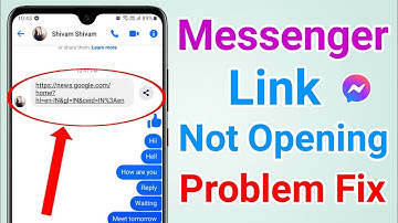 Fix Messenger Link Not Opening Problem | Link Not Opening on Messenger