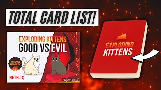 TOTAL Card List For Exploding Kittens: Good Vs Evil