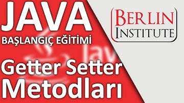 Java Başlangıç Eğitimi 5 - Getter Setter Methodları (HD)